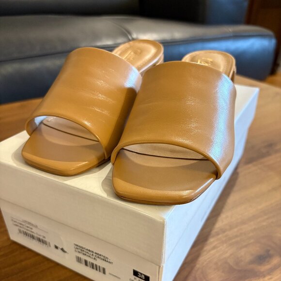 L'Intervalle Fortunata mule sandal heel camel NWT ✨HP - Picture 5 of 11